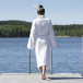 Hotellbadrock Vit Unisex