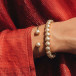 Armband Classic Petite Gold Pearl