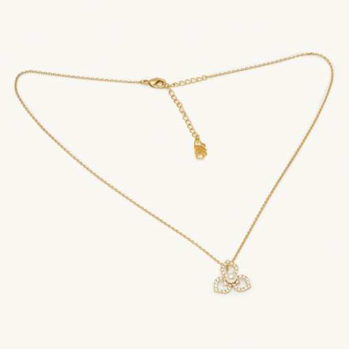 Elise Halsband Ivory Pearl Gold