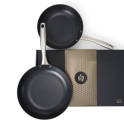 Shiro 2-pack Stekpannor i presentbox 24cm+28cm
