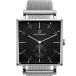 Klocka Granit Deluxe Silver Mesh