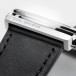 Klokke Ryolit 36 Limed Spruce Black Leather
