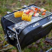 To go BBQ gassgrill Svart Rustfritt stål