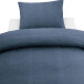 2-delt sengesett Washed Marineblå