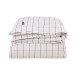 Icons rutete dynetrekk i percale, 150x210 cm