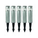 LED Solcellepullerter 5-pack svart