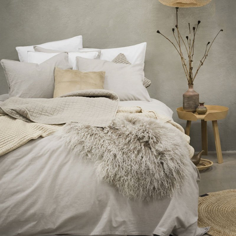 2-delt sengesett Washed Linen