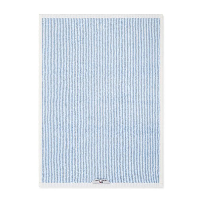 Original håndkle 50x70 cm hvit/blå stripete