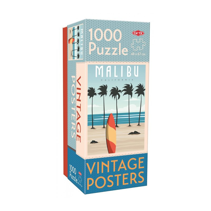 Puslespill Vintage Cities Malibu 1000 pcs