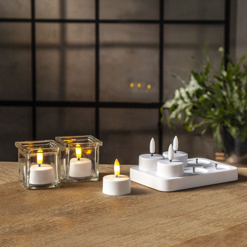 LED Flamme Charge 6-pakning Telys