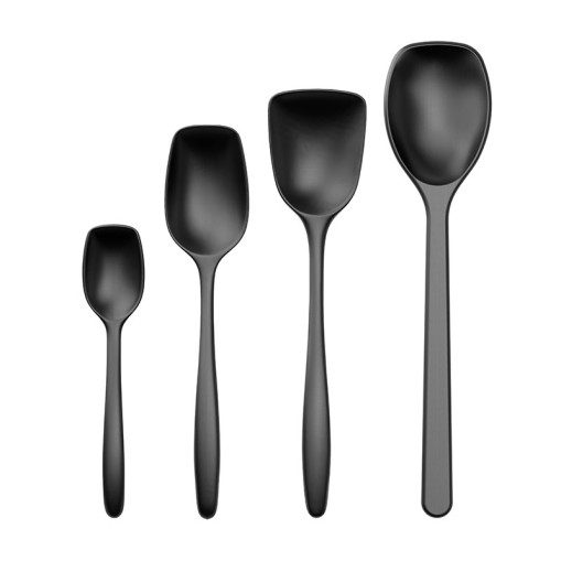 Kjøkkenutstyr 4 deler Carbon Black