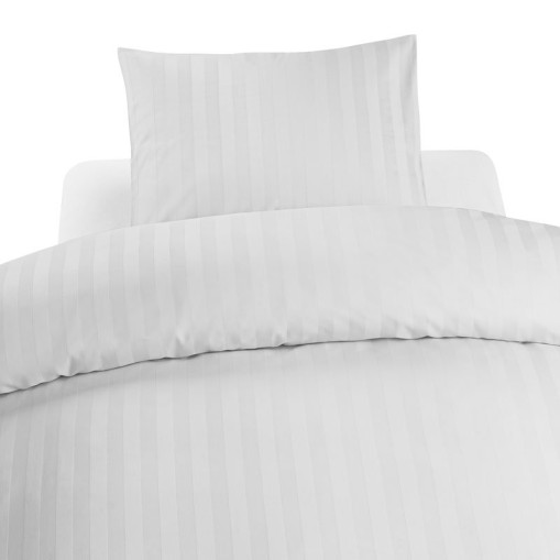 2-delt Sett Hotellsateng Hvit