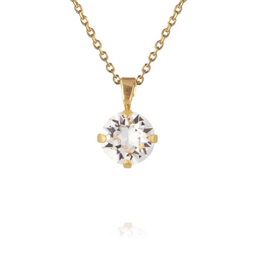 Halskjede Classic Petite Gold Crystal