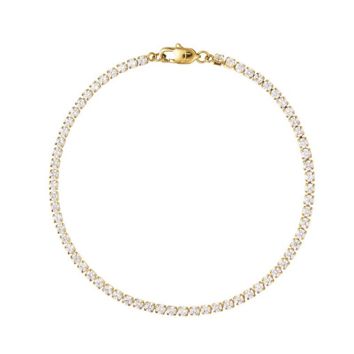 Armbånd Shiny Tennis Gull M