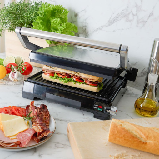 Paninigrill Pro Health 2-i-1 med bordgrill 2000W