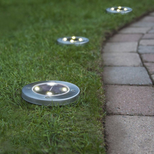 Solcellespotlight Lawnlight 3-pakning