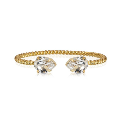 Armbånd Mini drop Gold Crystal
