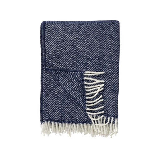 Ullpledd Chevron Dark Denim