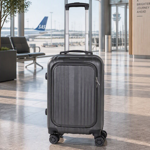 Merélys kabinkoffert - Stålgrå