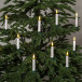 Trådløs Juletræsbelysning Flamme 10 LED-lys