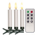 Trådløs Juletræsbelysning Flamme 10 LED-lys