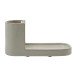 Børste & Sæbeholder Datura Shellish Grey