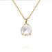 Mini Carlotta Halskæde Gold Crystal