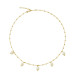 Emmy Pearl Halskæde Gold Crystal