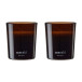 Duftlys 2-pak Dark Wood
