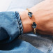 Armbånd Mini drop Gold Denim Blue