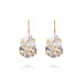 Øreringe Mini Drop Clasp Gold Crystal