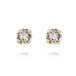 Øreringe Classic Stud Gold Crystal