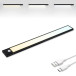 Trådløs Puyo-lysskinne med sensor, 40 cm, 2200 mAh, sort