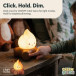 Natlampe Ember med flammeeffekt og lyd