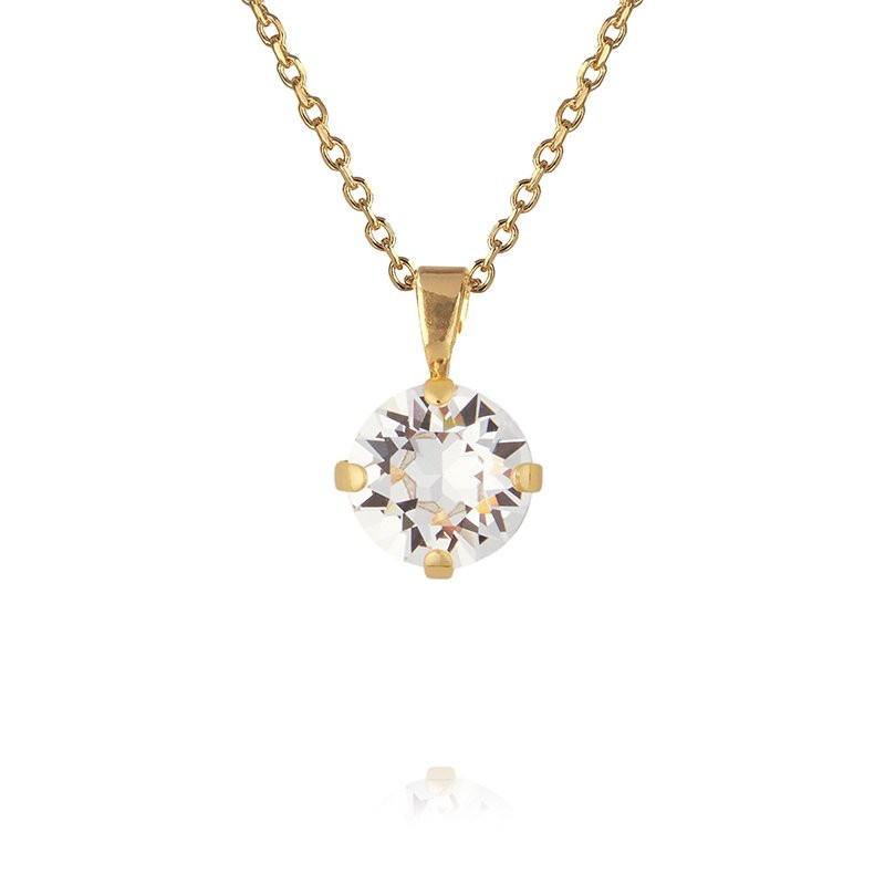 Halskæde Classic Petite Gold Crystal