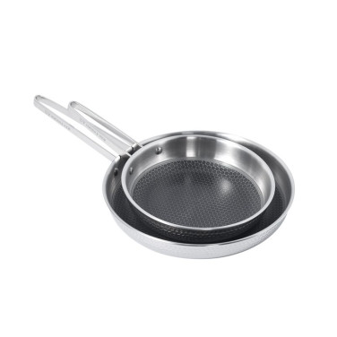 Kroma 2-pak stegepander 28 cm + 22 cm