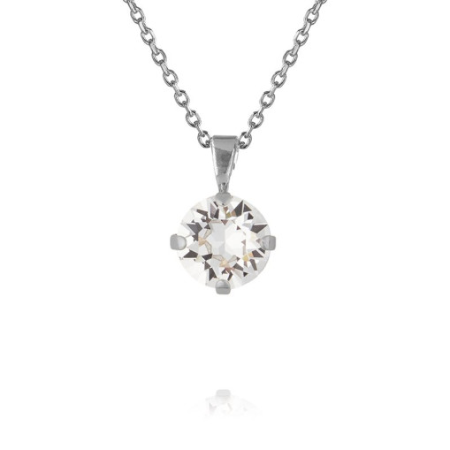 Halskjede Classic Petite Rodium Crystal