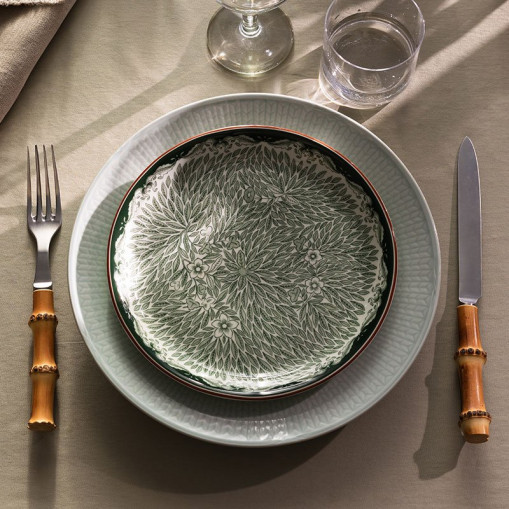 Ostindia Floris Tallerken 20 cm grøn