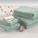 4-Piece Set Towels & Bath Towels Basic Terry Green