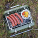 To Go BBQ Charcoal Grill Army Stainless Steel