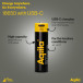 18650 USB-C rechargeable battery