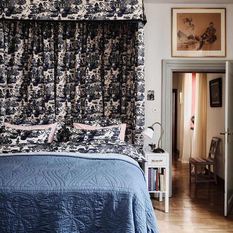 Durham Dawn Bedspread Blue/Light Blue 260x260 cm