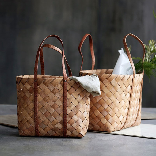 2-Piece Set of Braided Bags Beach