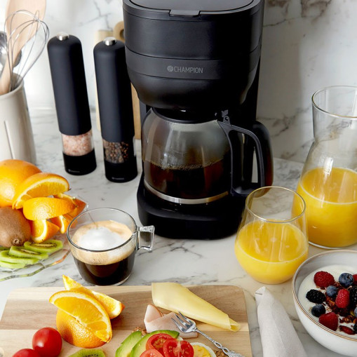 Coffee Maker 12-cups/1.5L Matte Black