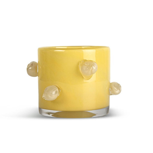 Candle Holder Arlo XS yellow/beige
