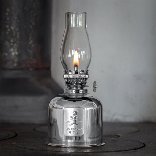 Oil Lamp Silver